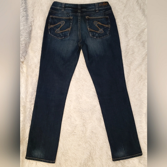 Silver Jeans Women's Denim Blue Straight Leg Suki Slim Jeans Sz:31/30 - Picture 3 of 8